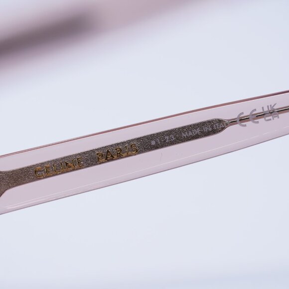 Celine CL50109I 072 Eyeglasses Shiny Light Pink 51mm Square Frame - Picture 7 of 10